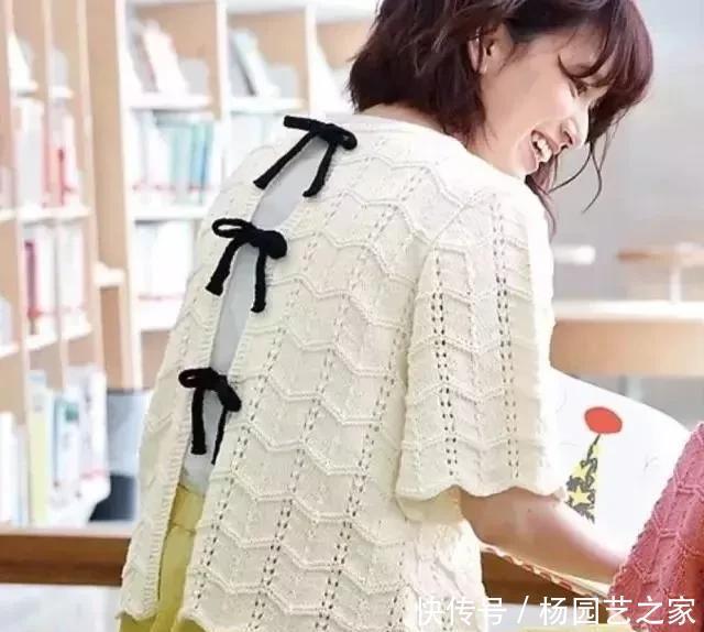 宽松|女士宽松毛衣编织,颜色清新,穿上效果显年轻