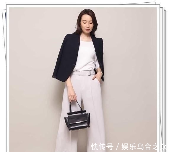  『搭配』西装不要领子？日本30岁轻熟女人现在流行的春季造型