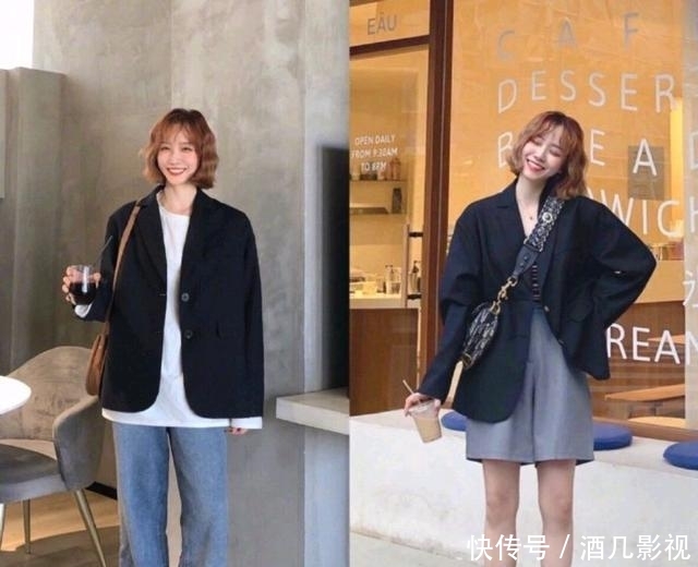 「半身裙」18套不重复的春天穿搭,甜美与帅气并存,做个迷人可爱的甜酷女孩