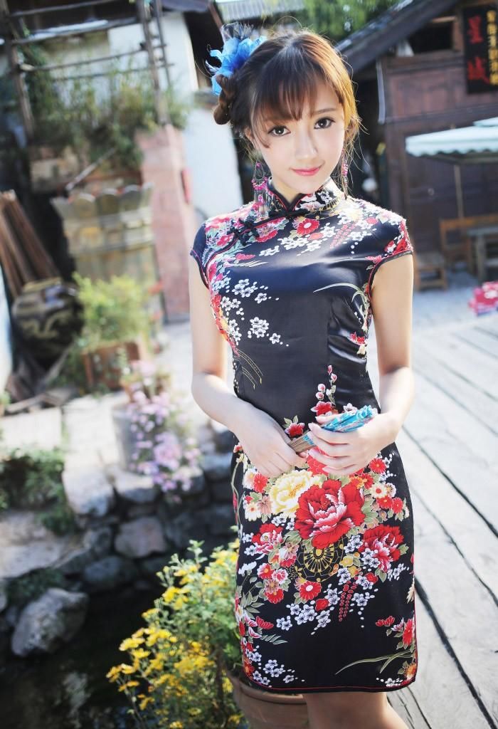 旗袍美女古典优雅