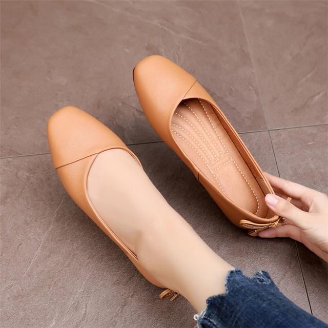 鞋舒不舒适只有脚知道，新发现软软真皮女鞋，穿上时尚轻盈不累脚