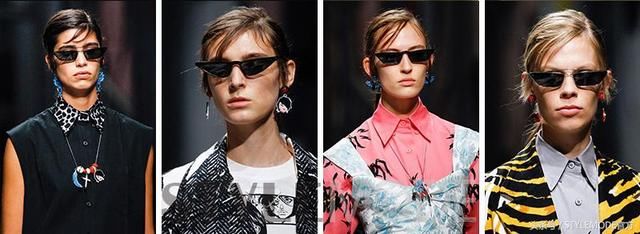 超级网红的微型太阳镜,可不是每个人都驾驭得了的!