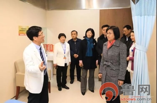 山东省卫生健康委党组书记、主任袭燕一行来阳光融和医院考察调研