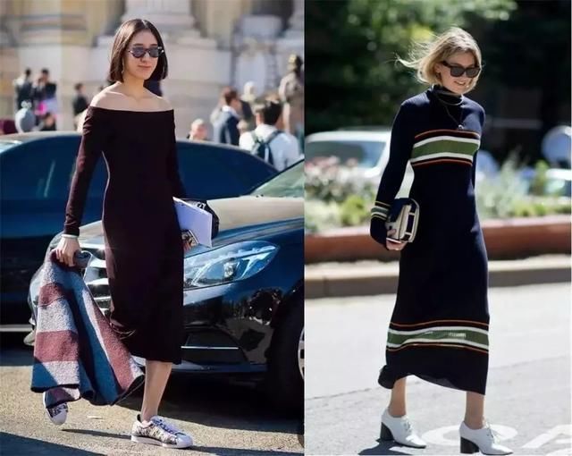 秋天这几款裙子美翻天，高圆圆、刘雯早就穿起来了！