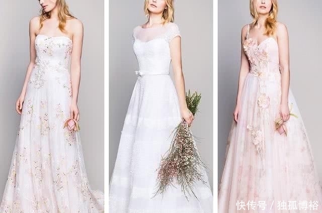 粉彩|Blumarine粉彩婚纱礼服:烂漫淡彩美味可口,3D花瓣和服装印花好烂漫!