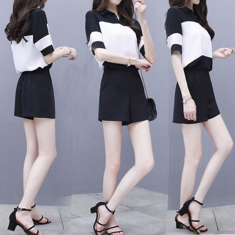 1米5矮个老婆越来越迷人，短裤套装+高跟鞋，美嫩似少女