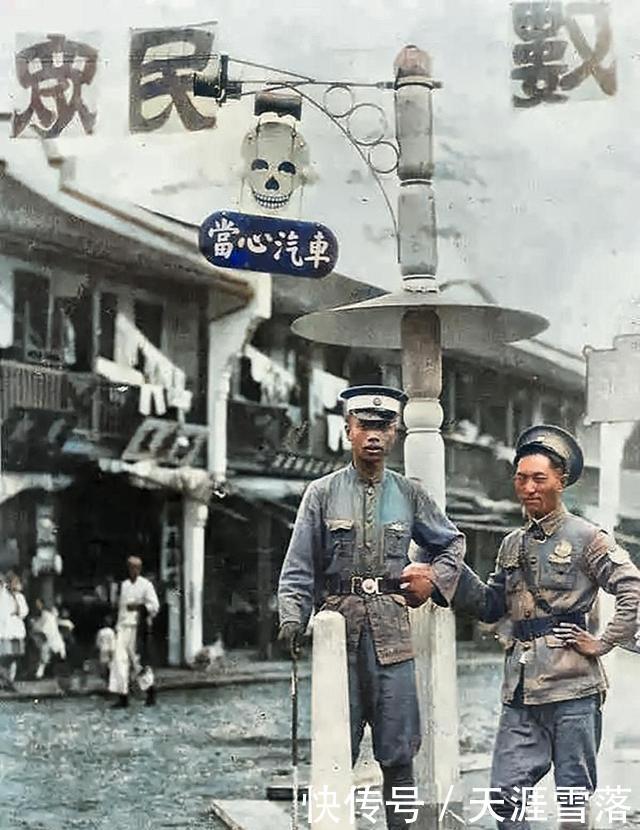 「交通警察」老照片;1912至1949年的中国