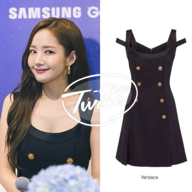 朴敏英真有92斤吗？穿7颗扣子系满的紧身裙，腰部竟还有多余缝隙