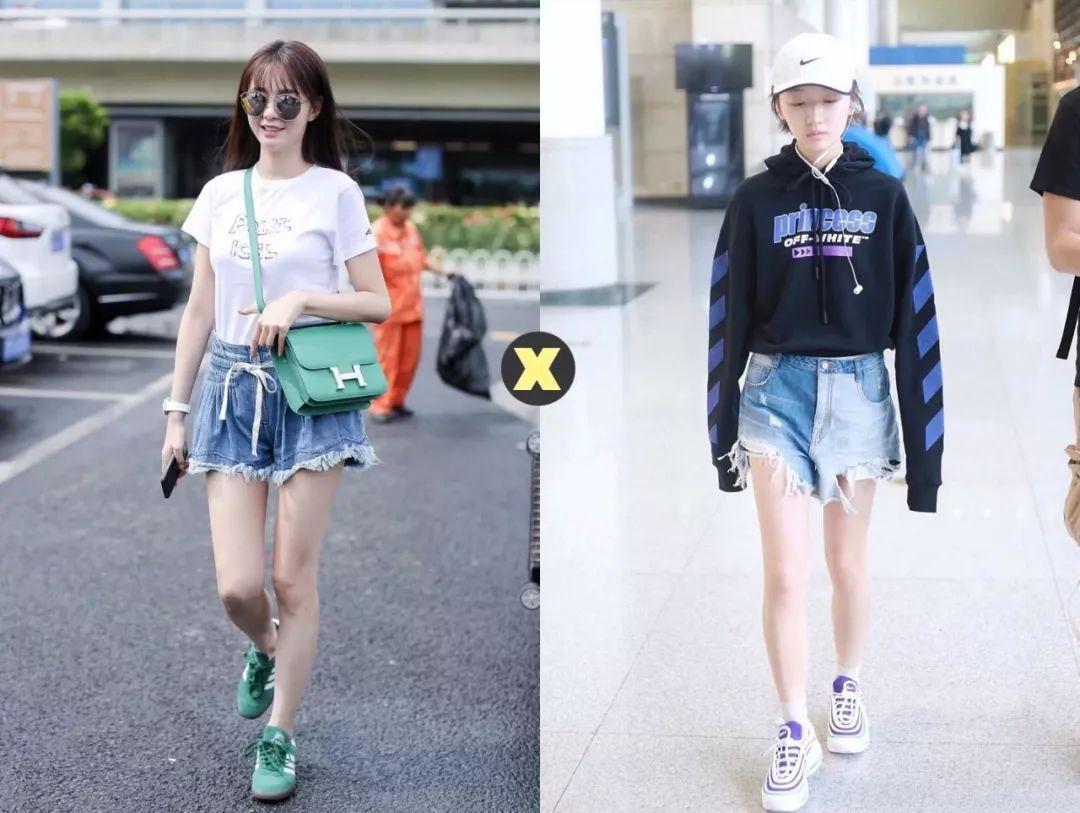 选对了才知道，牛仔短裤真的可以穿出长腿、小蛮腰！