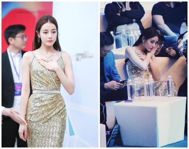 杨颖和迪丽热巴都很美，从坐姿我们看出她们不同气质和性格!