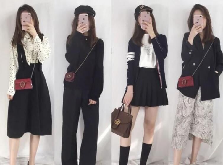 『半身裙』女孩子穿衣服一定要学会颜色搭配,快快收藏起来吧