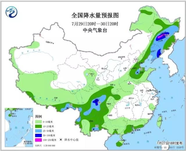 到月底，两场大暴雨