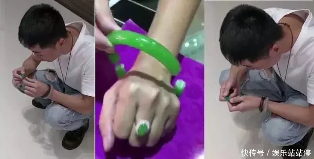 朋友圈疯传3000万元满绿手镯摔碎事件，网友质疑真实还是炒作…