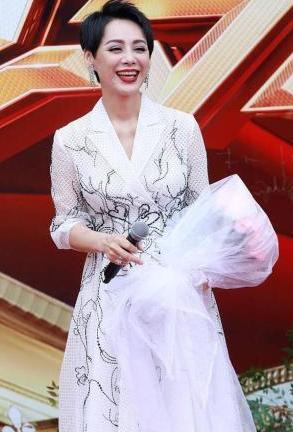 宁静出席某活动，双眼皮被网友各种吐槽，这眼影太诡异了