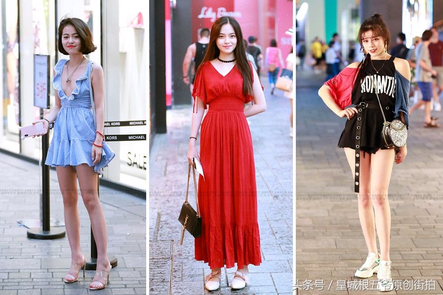 街拍:三里屯的女孩一个比一个漂亮，尤其是东方女孩更美