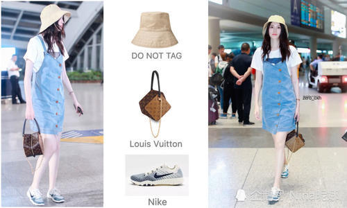 超模里何穗比奚梦瑶会穿,半身裙里藏着白色蕾丝,出场一次比一次