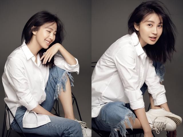 李菲儿只穿一件裹胸，也敢敞开上衣狂炫腹，网友：知道你腰细了哇