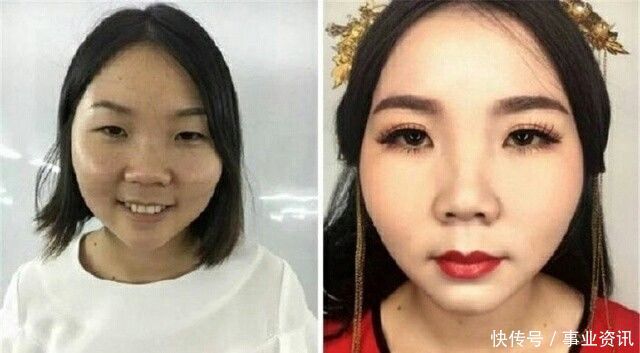 从不化妆的女孩结婚当天化完妆后，新郎直呼“是不是娶错人”