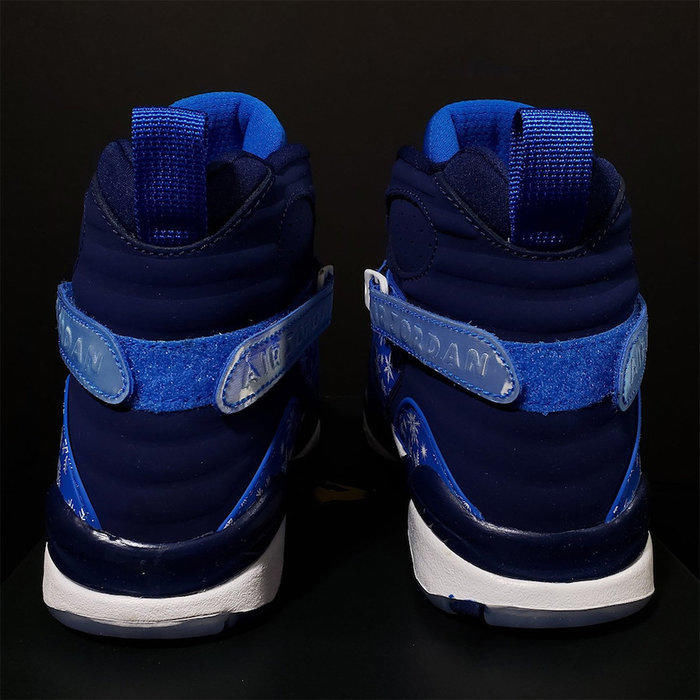 实拍预览缀满雪花的新款Air Jordan 8 GS