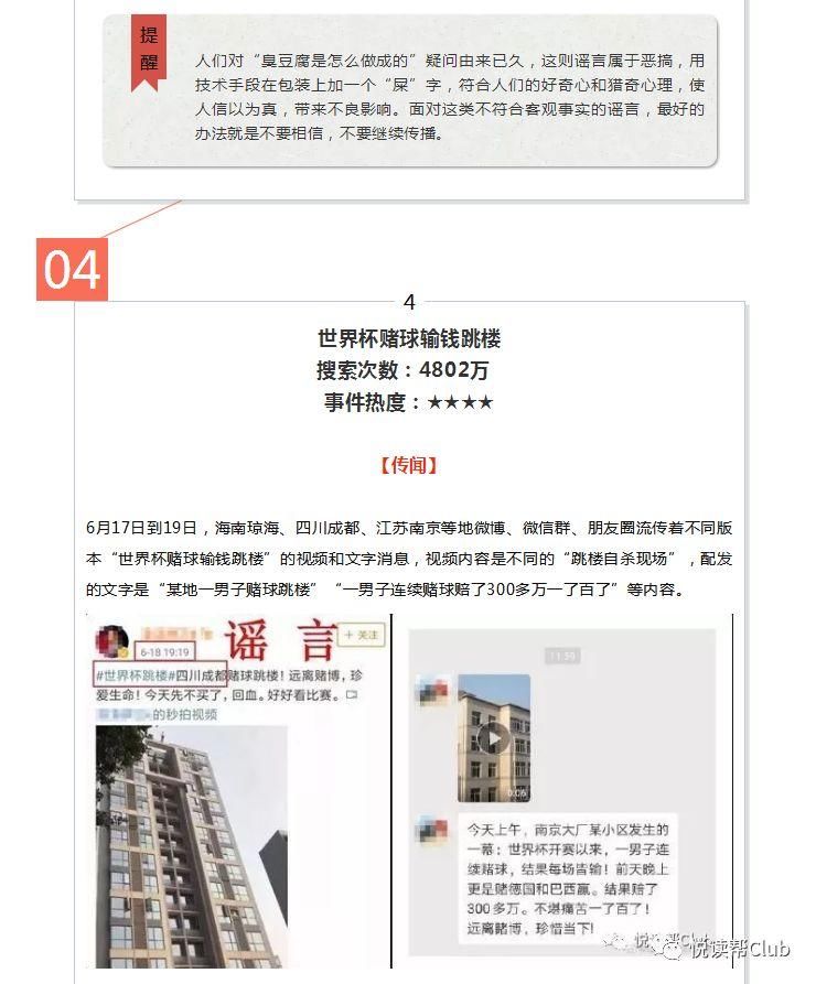 谣言止于智者!近期最大的谣言，看看你中了吗?