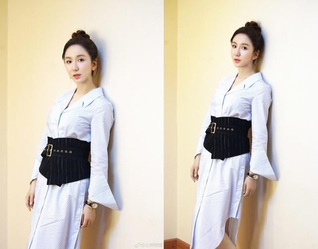 娄艺潇为显腿长，竟敢穿条看不见的短裤出门，网友：跟没穿差不多