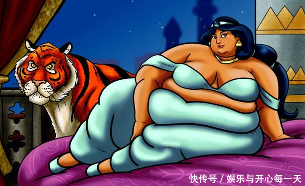 当迪士尼公主们吃成大胖子后，谁最丑呢，你猜