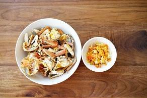 蟹黄豆腐，中秋过后的美味佳肴