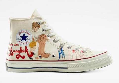 『联名』小花联名也有支线！这双 Converse 光看鞋垫就想买