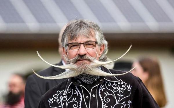 欧洲旅游看到一场美髯大赛,各种奇怪的造型都有,网友:乐喷了!