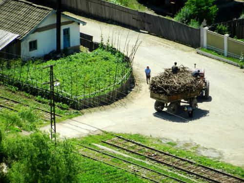  #房子#实拍朝鲜：朝鲜农村人住什么样的房子？