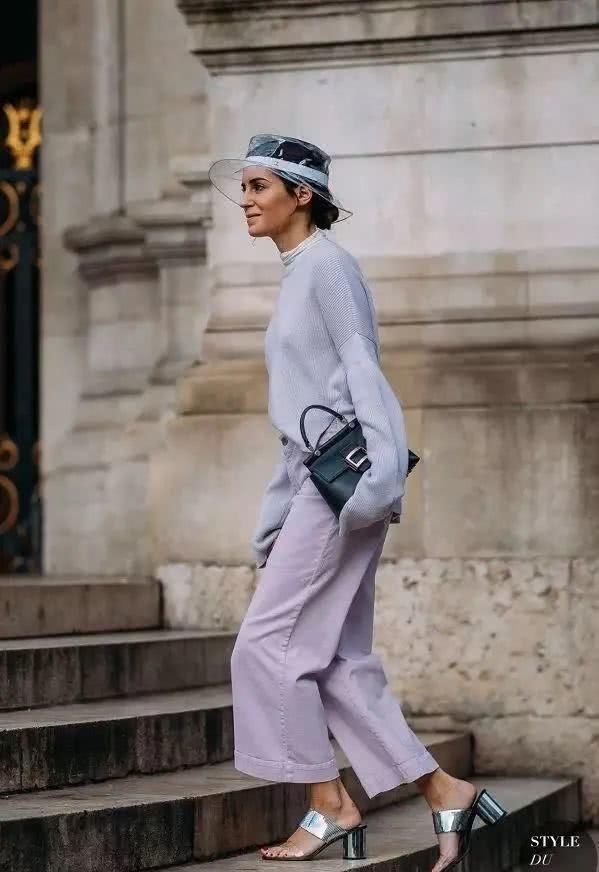  #洗脑#爱上了！和春风一起抵达的香芋紫，比淡黄的长裙还洗脑