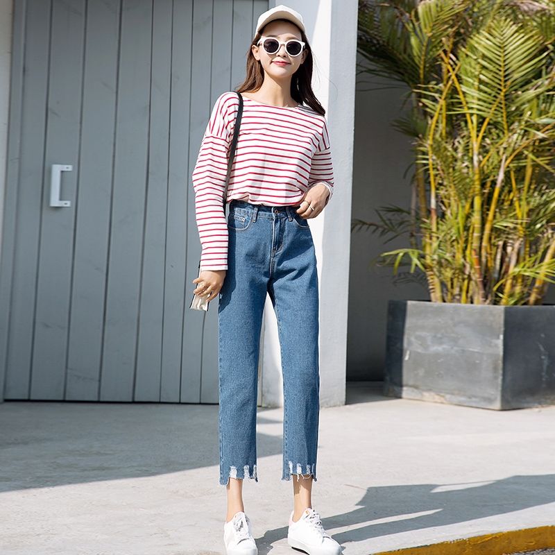 从来都穿打底裤的老婆，今天换上这款阔腿裤后，简直美呆了