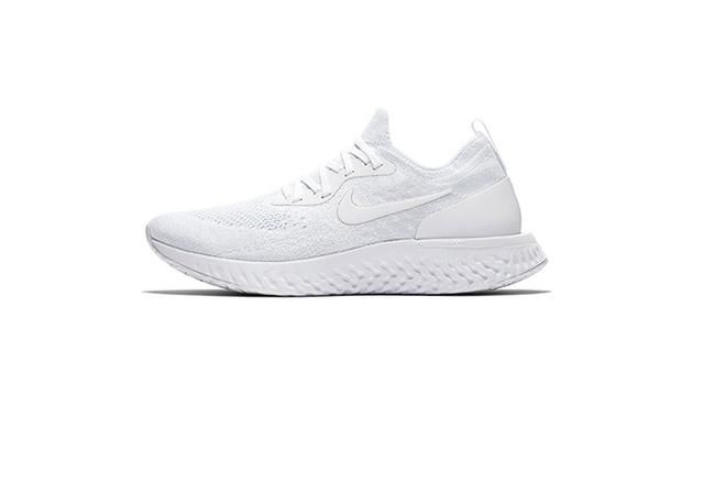小白鞋来袭!Nike Epic React 纯白配色上架
