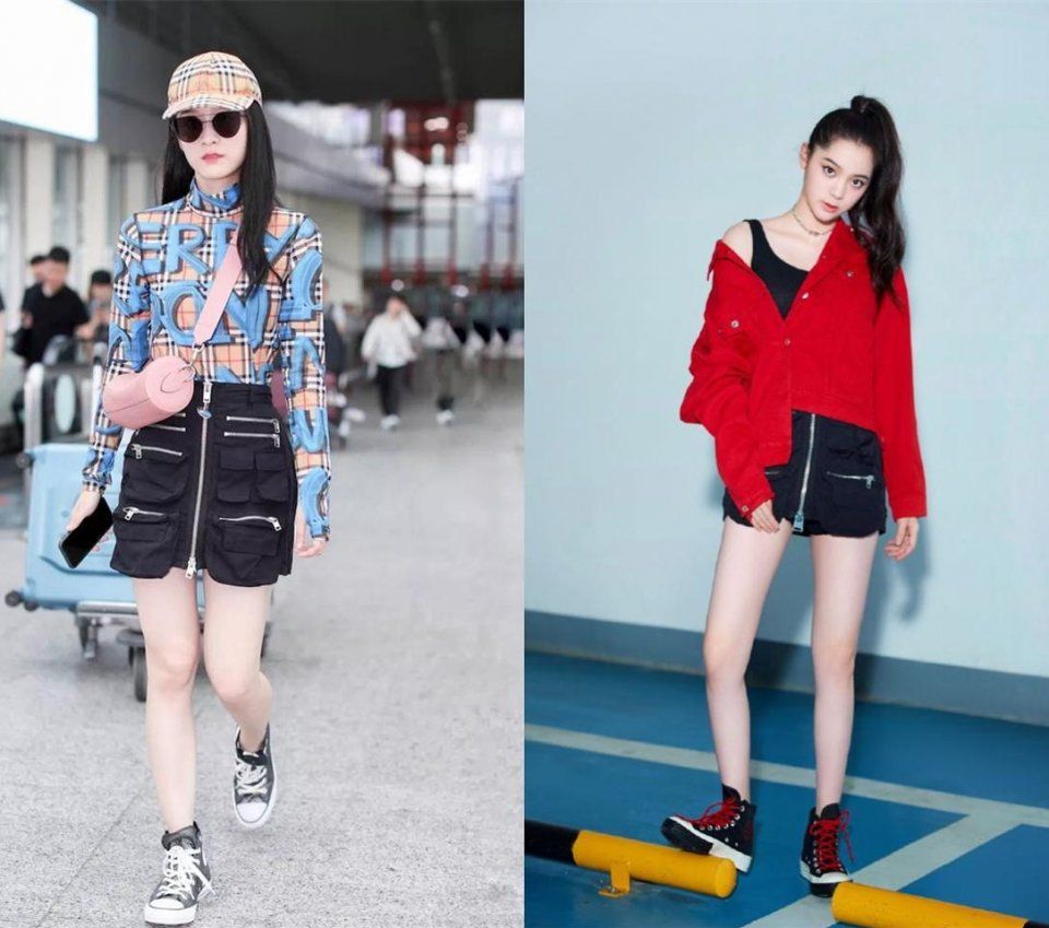 张雪迎撞衫欧阳娜娜，光看腿就够了!网友:没有对比就没有伤害