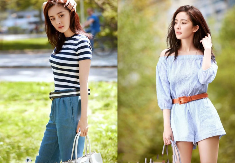 杨幂真会玩，超短裙都敢剪到大腿根，网友：我就不信刘恺威不介意