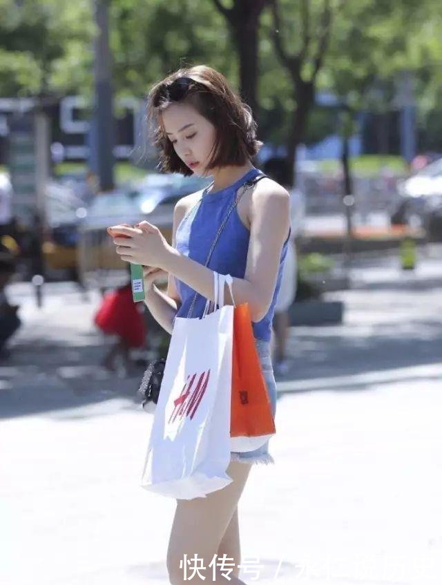 「美女」短发的清爽美女,是邻家小姐姐的感觉!