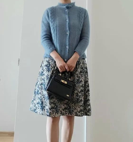  「女士」手织春季女士开衫毛衣,DIY手工棒针编织,附教程