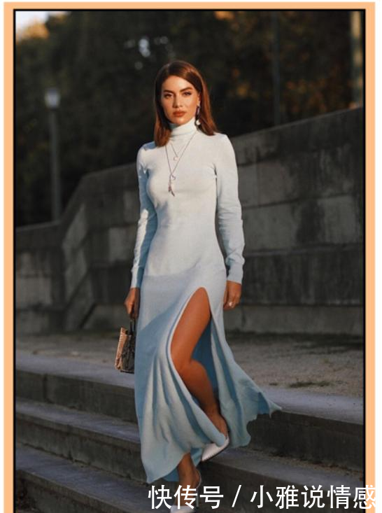 「搭配任何」“大敞领”没市场了,今年“高口领”正流行,春天穿着挺舒适