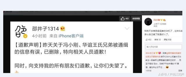 最新消息：冯小刚回应他及华谊王氏兄弟被通缉的消息