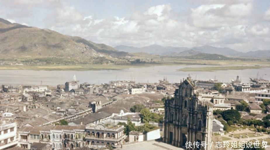 老照片 1958年的澳门 南中国一座宁静的小城