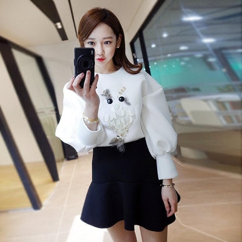 自从有了这样卫衣套装，姐姐就不穿连衣裙了，她还给我买了2套