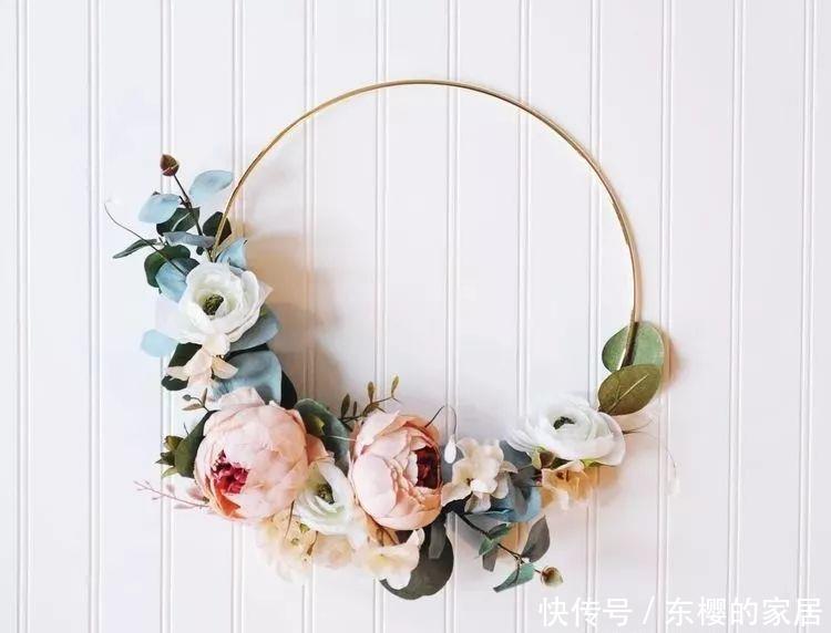  春日@DIY手工：春日花环diy