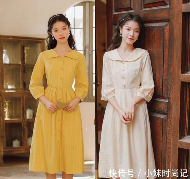 【春天】14套早春裙装,温柔优雅又带点轻熟风,满满春天的感觉