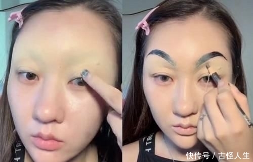 『家看到』美术生把脸当“画布”,实力仿妆“韩佩泉”,看到成品:收徒吗?