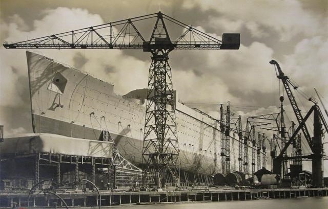 老照片:这曾是英国最奢华的邮轮,这是一艘为二战做出贡献的邮轮