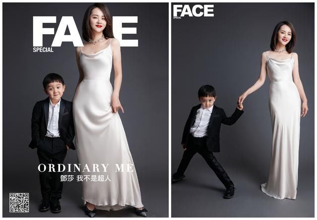 亲子装还能这么穿？邓莎大麟子私服穿搭大玩撞色，时髦又耐看