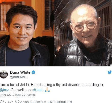 别再发李连杰那些看起来病的不行的照片了 人家已出来澄清