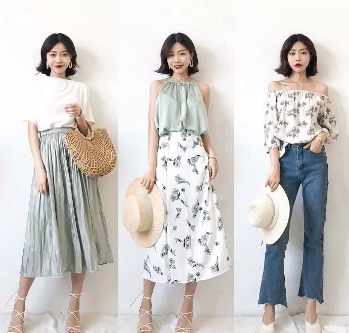 夏季最简单容易搭配的45套穿搭，直接照着穿!