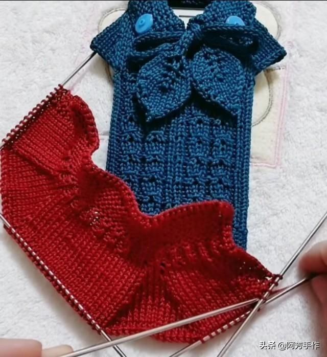 【2针上】棒针小衣服手机套怎么做?