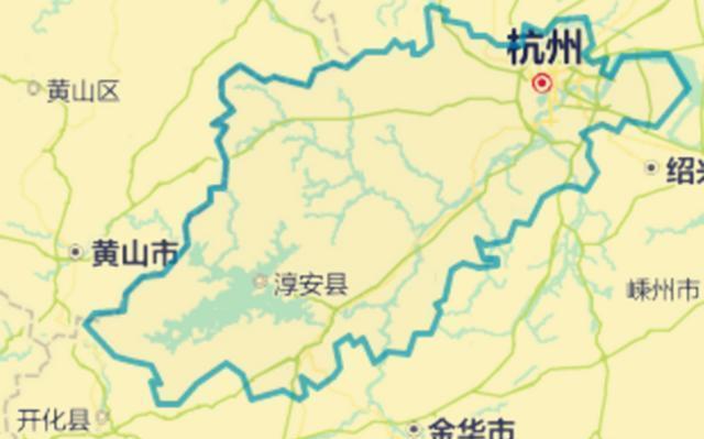 杭州54年前吞并了浙江第一大县,控制了上千个岛,还跟黄山成邻居